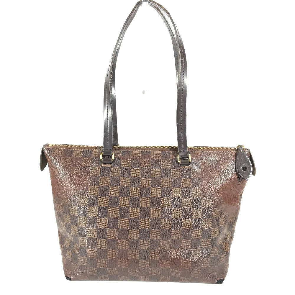 Louis Vuitton Shoulder Brown Iena Ebene Bag Tote Damier Canvas